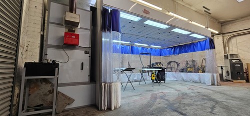 Car spray booth prep - booth/, station