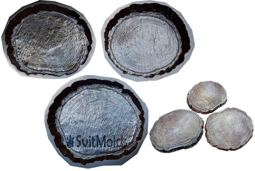 Set pcs stepping stone log - stepping,