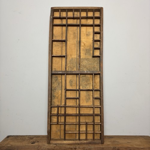 Vintage wooden printers tray - vintage,