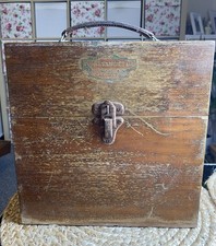 Vintage Document Box Wooden T