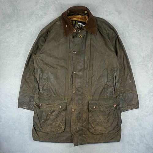 Vtg barbour border olive green - olive,