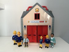 Fireman Sam Toy Bundle Fire Station Figures Elvis Penny Naughty Norman 