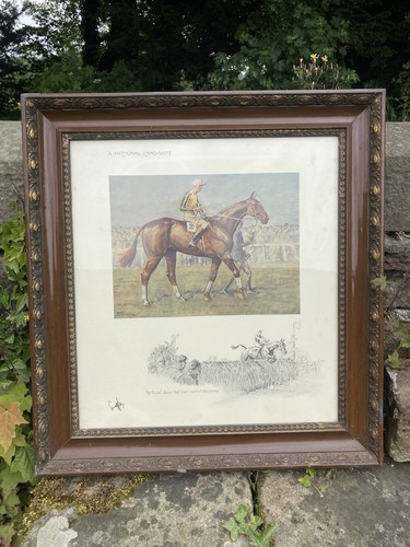 Wonderful old snaffle print - old,