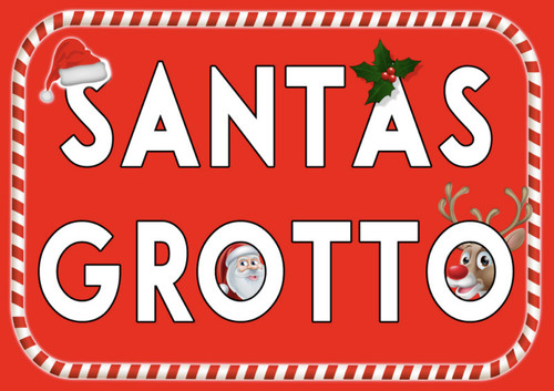 Xmas christmas santas grotto - christmas,