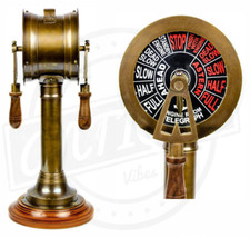 New Decor Titanic Ship Controller Mini Antique Brass Telegraph Table/Desktop Gft