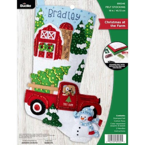 Bucilla felt christmas - bucilla, 18"