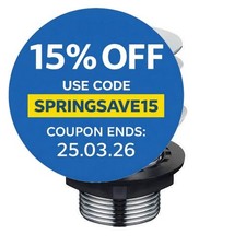 Pop Up Basin Waste Slotted