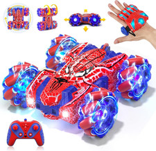 Spider Gesture Sensing Remote Control Car, Double Sided RC Cars with Red 