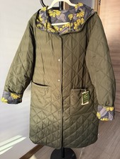 Regatta x Orla Kiely - Reversible Quilted Showerproof Jacket (Olive/Khaki)