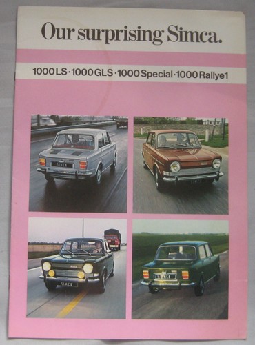 1972 simca 1000ls - -, 1100
