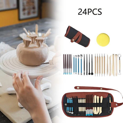 24pcs clay sculpting tools - 24pcs,