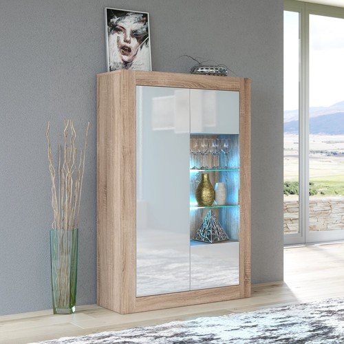 Display cabinet 140cm - cabinet, high