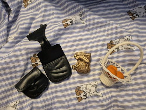 Mixed vintage doll bags - bags, basket