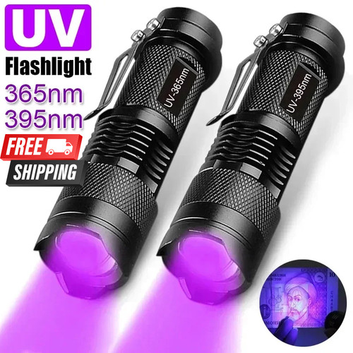 Flashlight led ultraviolet - uv,