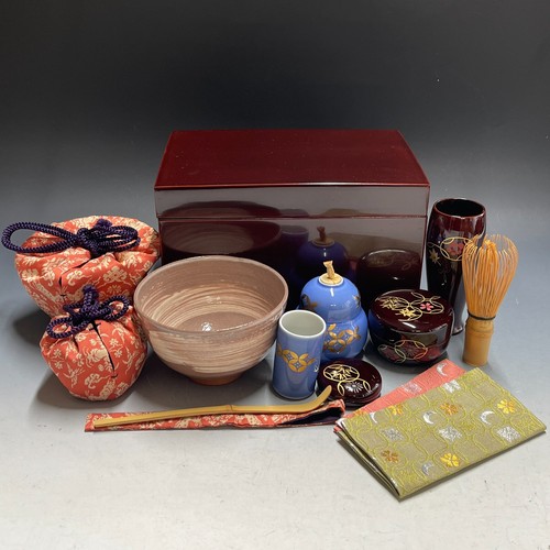 Japanese tea ceremony set - tea,