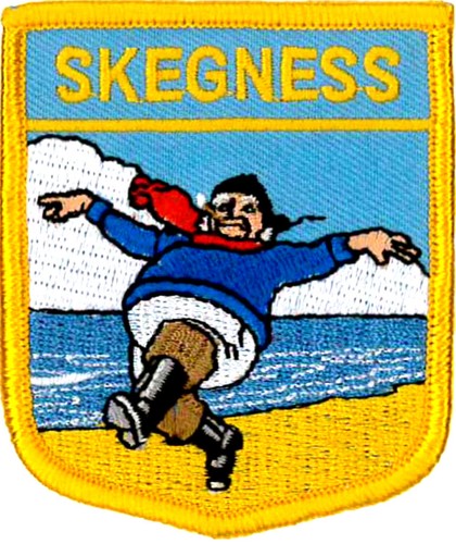 Skegness embroidered - (shield),