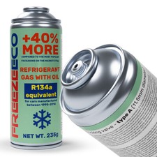 FreezeEco 2in1 Air Conditioning Refrigerant Replacement R134a 290g