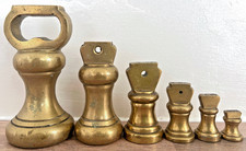 Set of 6 Vintage Brass Kitchen