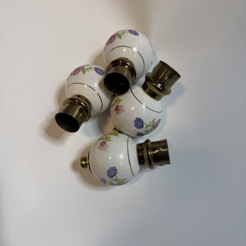 Vintage porcelain brass - &,