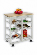 Wooden Kitchen Trolley Island
