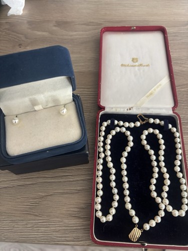 Mikimoto pearl necklace and - necklace,