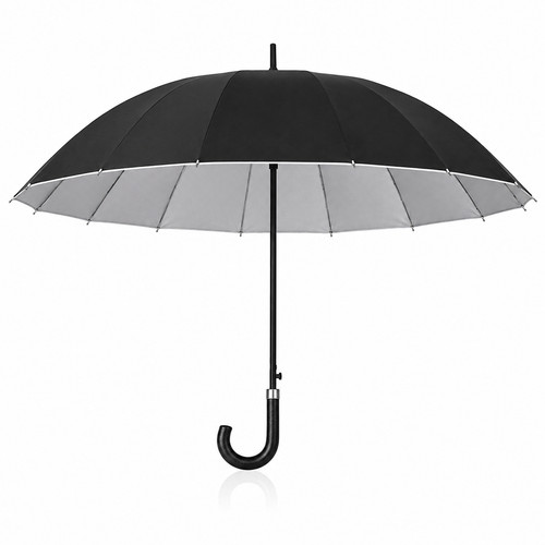 Large black automatic umbrella - automatic,