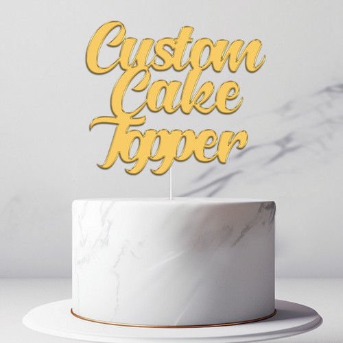 Personalised acrylic cake - personalised,