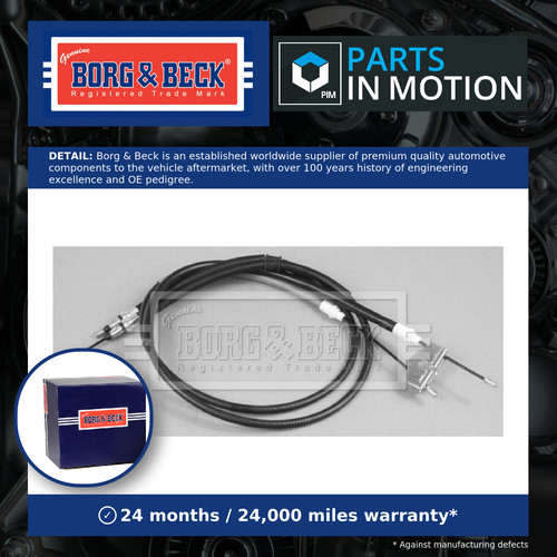 Handbrake cable centre bkb2503 - centre,