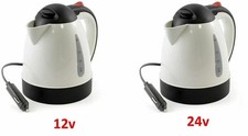 12V-24V Travel Kettle Car Truck Van HGV Lorry 0.8L Fast Boil Hot Drinks Coffee