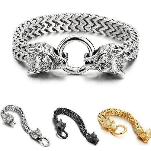 Men wolves head - men, bangle