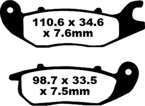 Blackstuff brake pads - pads, fa375
