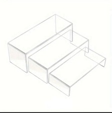 3 Pcs Acrylic Display Risers