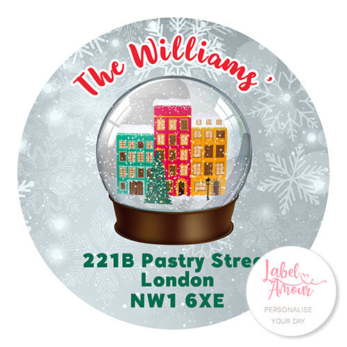 Personalised christmas snow - personalised,