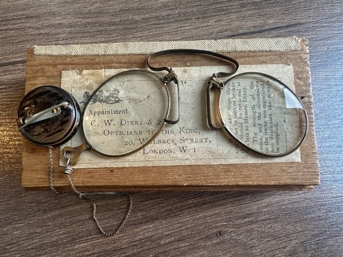 Antique pince nez - pince, spectacles
