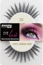 Amazing Shine 100% Human Hair Eye Lashes Professional Quality