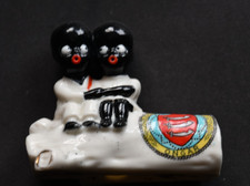 CRESTED CHINA TWO BLACK