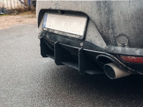 Rear bumper diffuser extension - bumper,