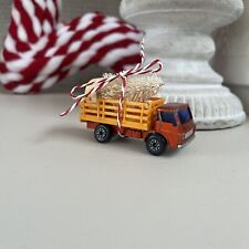 Vintage Dodge Flatbase Lorry Truck Diecast Christmas Decoration Ornament Car