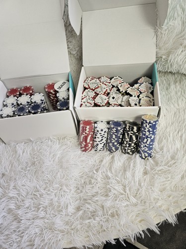 Mixed poker chip set - mixed,