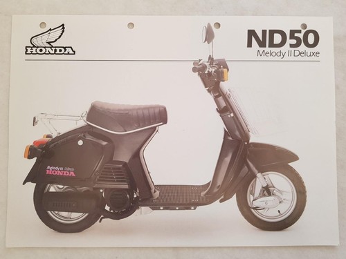Honda nd50 melody deluxe - honda,