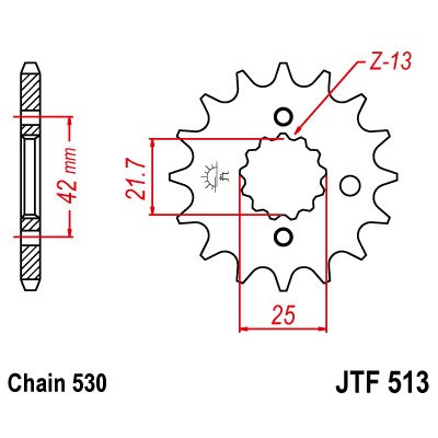 Sprockets sprocket with - jt,