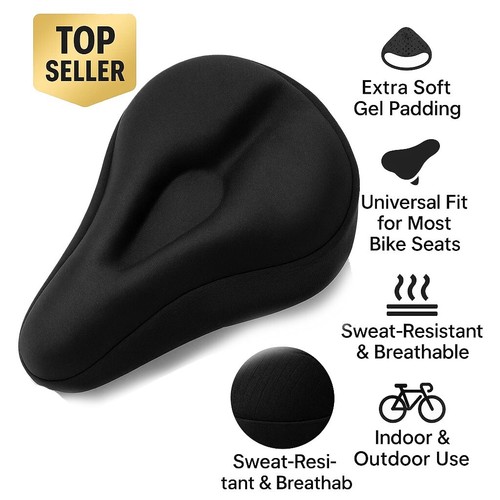 Bike seat cover cushion - cushion, padded