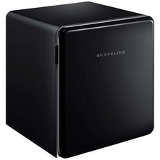 Shoreline Fridge Table Top Mini Fridge 47L Black 12V/24V Caravan Boat Narrowboat