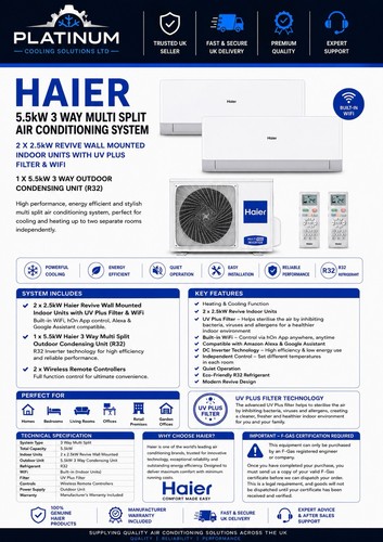 Haier way multi split ac - haier, 3