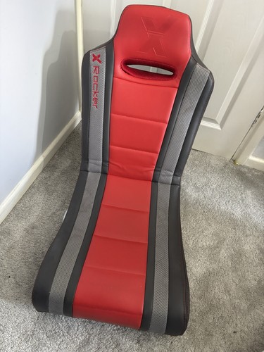 Rocker gaming chair red and - x,