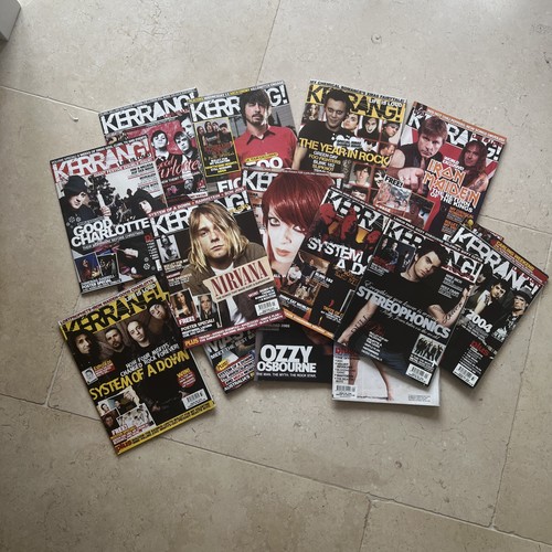 Kerrang magazine 19x issues - magazine,