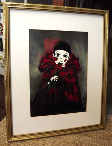 Pierrot clown mixed - clown, art