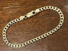Solid 9ct Gold Curb Link Bracelet