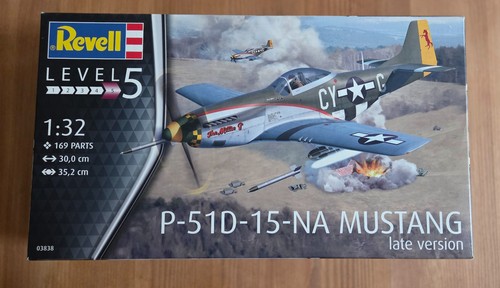 Revell 03838 51d 15 na - 1/32, p-51d-15-na