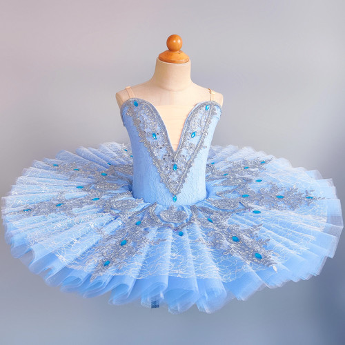 Sequin lace ballet - lace, dress